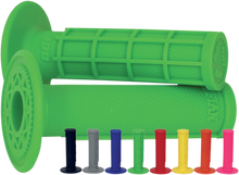 Load image into Gallery viewer, ODI Grips Grips - Ruffian - Half Waffle - Fluorescent Green H01RFFN - Side View