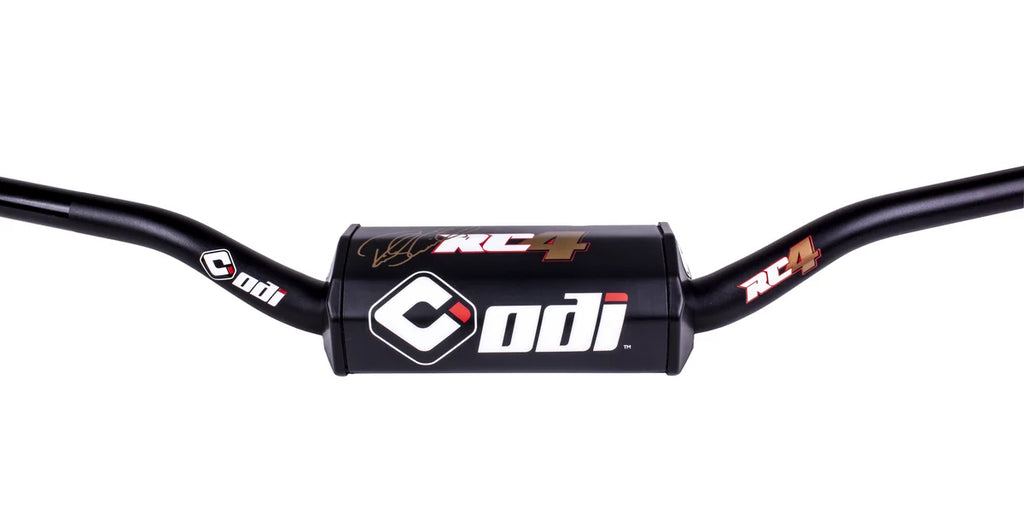ODI Grips Handlebar - Flight - RC4 Signature - Black H604CFB - Back View