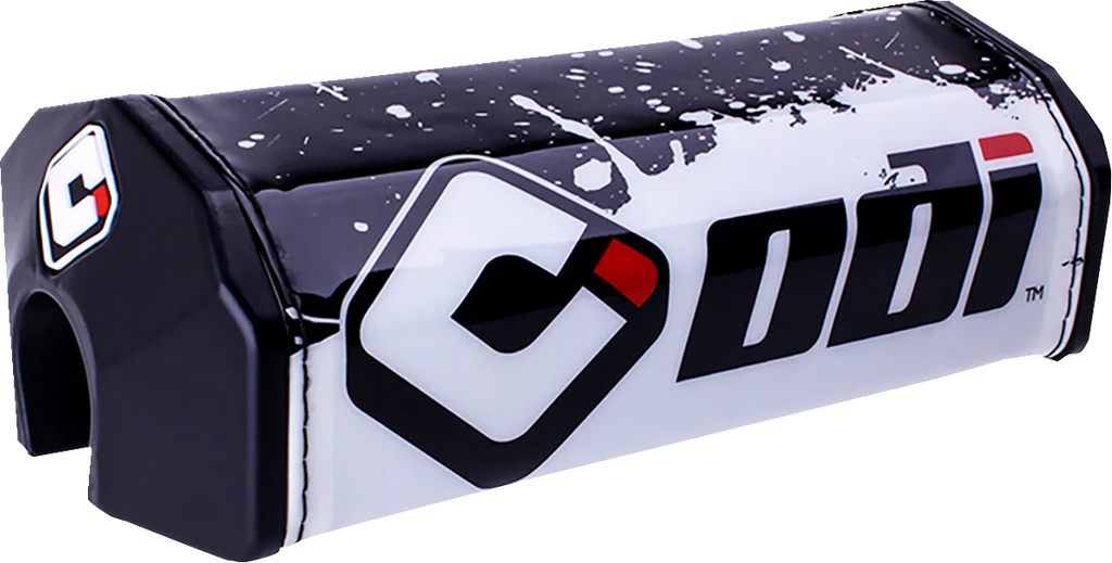 ODI Grips Handlebar Pad - Oversized - Splatter - White/Black H72BPS-WB - Main Product View