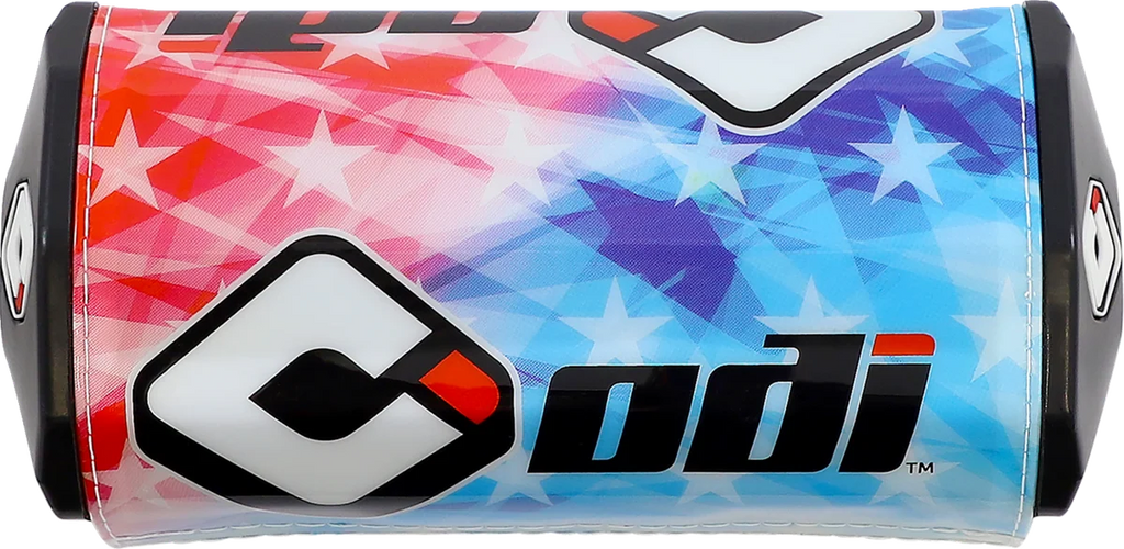 ODI Grips Handlebar Pad - Oversized - Stars and Handlebars H72BP-RWB - Main Product View