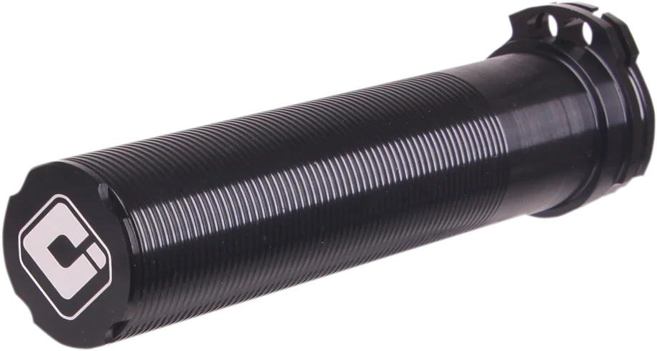 ODI Grips Throttle Tube - Fusion - V-Twin - Black H70FVCB - Side View