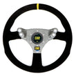 Load image into Gallery viewer, OMP 320 Hybrid S Flat Steering Wheel Black