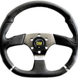 Load image into Gallery viewer, OMP Cromo Steering Wheel w/ 3 Steel Spokes Supplied