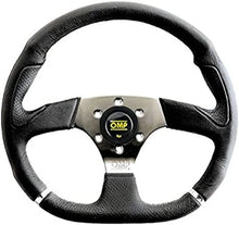 Load image into Gallery viewer, OMP Cromo Steering Wheel w/ 3 Steel Spokes Supplied