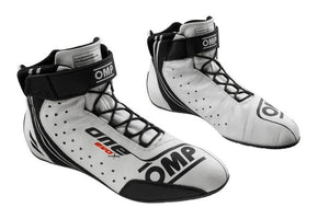 OMP ONE EVO X SHOES MY2024 FIA 8856-2018 WHITE SIZE 44