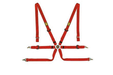Load image into Gallery viewer, OMP Safety Harness One 2In Pull Up - Red (Fia 8853-2016)