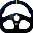 Load image into Gallery viewer, OMP Superquadro Steering Wheel - Small Spokes - Suede (Black)