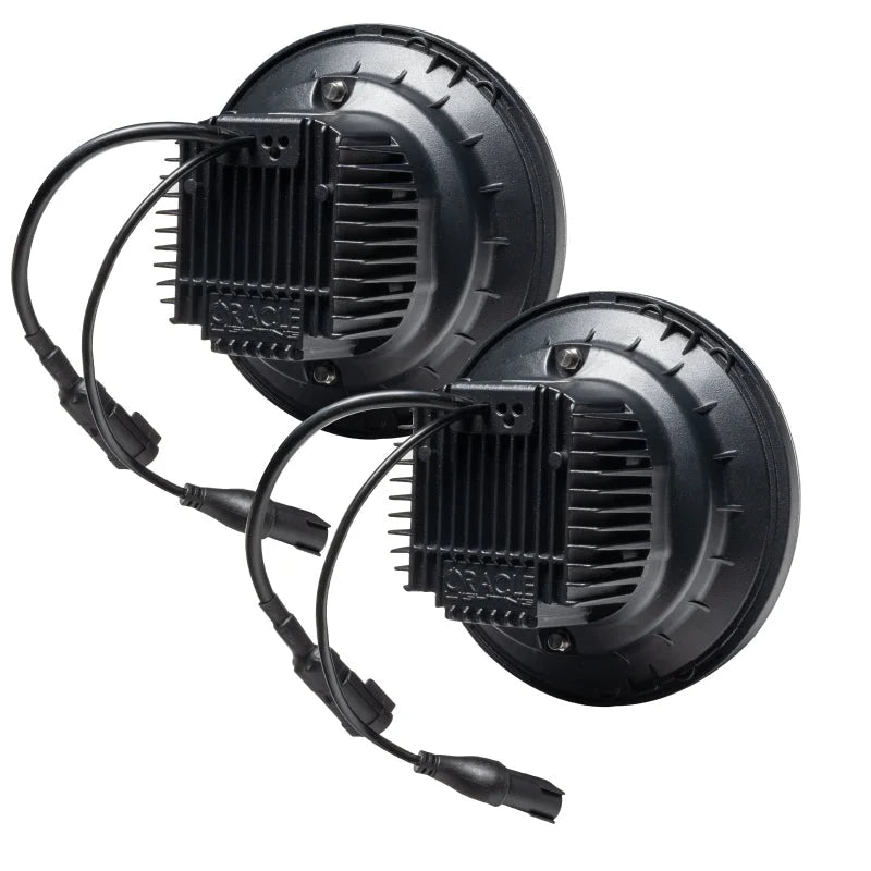 ORACLE Lighting 0718 Jeep Wrangler JK Oculus 7in Switchback BiLED Projector Headlights - Side View