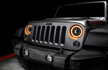 Load image into Gallery viewer, ORACLE Lighting 0718 Jeep Wrangler JK Oculus 7in Switchback BiLED Projector Headlights - Back View