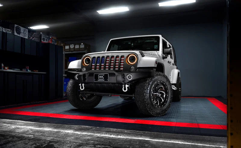 ORACLE Lighting 0718 Jeep Wrangler JK Oculus 7in Switchback BiLED Projector Headlights - Additional View 8