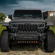 Load image into Gallery viewer, ORACLE Lighting 18-22 Jeep Wrangler JL Skid Plate w/ Integr LED Emitters - Amber - Side View