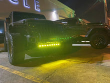 Load image into Gallery viewer, ORACLE Lighting 2019+ Jeep Wrangler JL Skid Plate w/ Integrated LED Emitters - Yellow - Additional View 12
