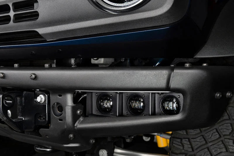 ORACLE Lighting 21-22 Ford Bronco Triple LED Fog Light Kit for Steel Bumper - White - Additional View 6