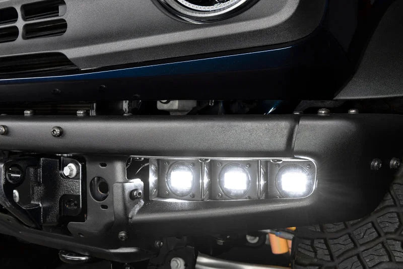 ORACLE Lighting 21-22 Ford Bronco Triple LED Fog Light Kit for Steel Bumper - White - Additional View 10