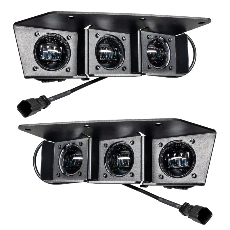 ORACLE Lighting 21-22 Ford Bronco Triple LED Fog Light Kit for Steel Bumper - White - Additional View 14