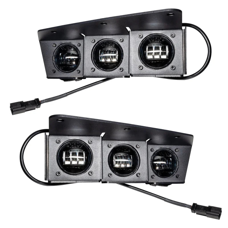 ORACLE Lighting 21-22 Ford Bronco Triple LED Fog Light Kit for Steel Bumper - White - Additional View 15