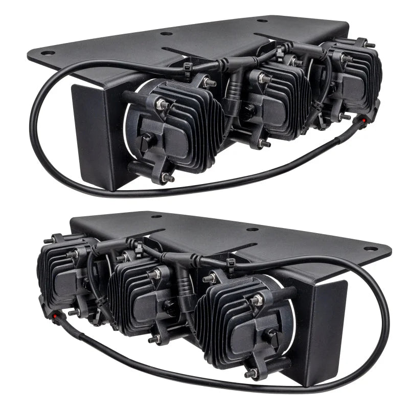 ORACLE Lighting 21-22 Ford Bronco Triple LED Fog Light Kit for Steel Bumper - Yellow - Additional View 8