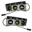 Load image into Gallery viewer, ORACLE Lighting 21-22 Ford Bronco Triple LED Fog Light Kit for Steel Bumper - Yellow - Additional View 12