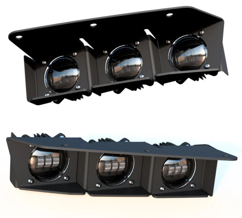 ORACLE Lighting 21-22 Ford Bronco Triple LED Fog Light Kit for Steel Bumper - Yellow - Additional View 13