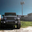 Load image into Gallery viewer, Oracle Jeep Wrangler JL/JT 7in. High Powered LED Headlights (Pair) - w/o Controller - Additional View 7