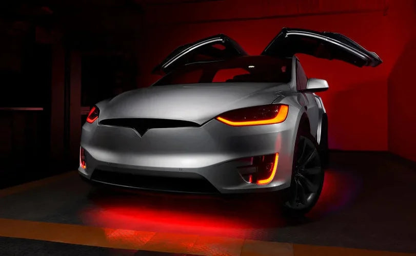 ORACLE Lighting 16-21 Tesla Model X Dynamic ColorSHIFT Headlight & Fog Light DRL Kit - Additional View 5