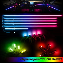 Load image into Gallery viewer, ORACLE Lighting Dynamic Colorshift 18 Piece Universal Full LED Interior Dash Board Kit - Main Product View