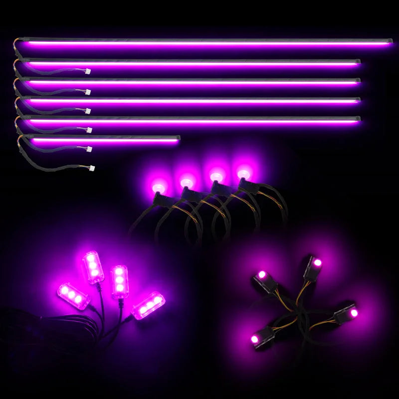 ORACLE Lighting Dynamic Colorshift 18 Piece Universal Full LED Interior Dash Board Kit - Additional View 5
