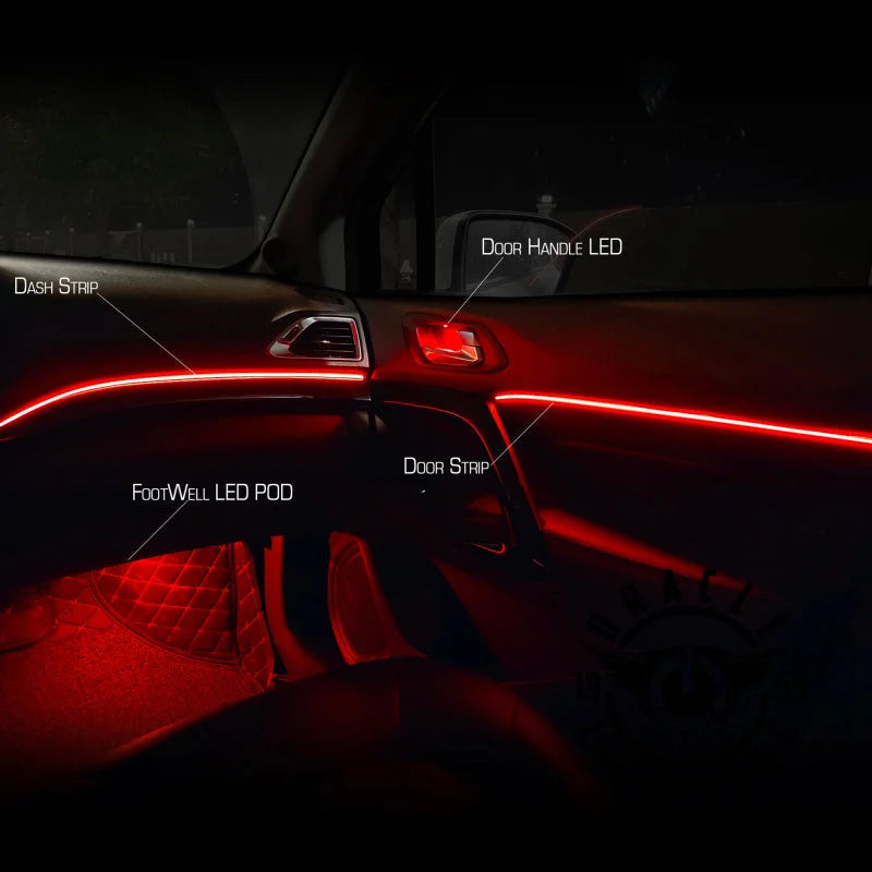 ORACLE Lighting Dynamic Colorshift 18 Piece Universal Full LED Interior Dash Board Kit - Additional View 6