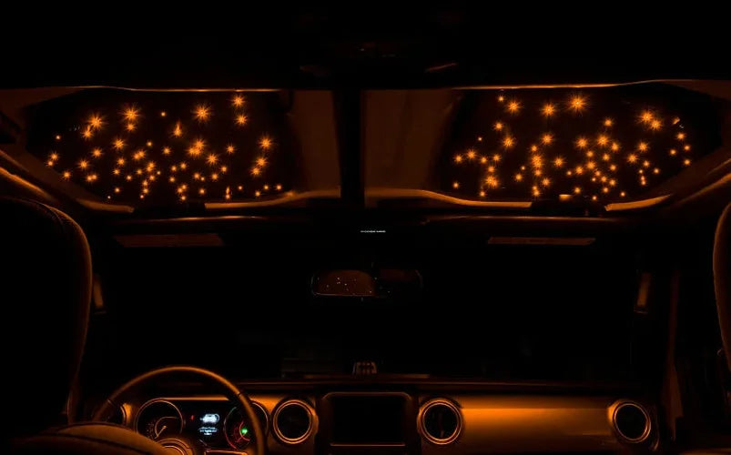 Oracle StarLINER Fiber Optic Hardtop Headliner for Wrangler JL/Gladiator JT ColorSHIFT - Side View