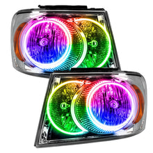 Load image into Gallery viewer, ORACLE Lighting Halo Kit - ColorSHIFT fits 2007-2009 Dodge DURANGO - Installation View