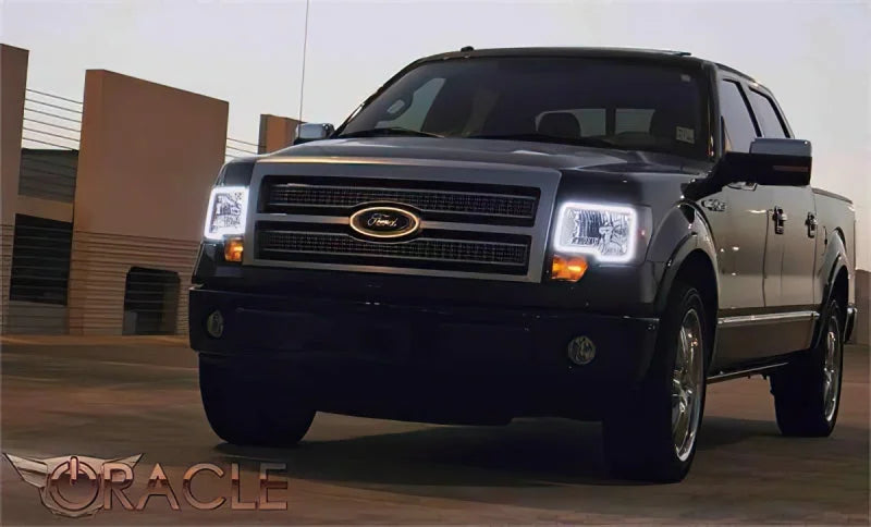 ORACLE Lighting Halo Kit - ColorSHIFT w/o Controller fits 2010-2014 Ford F-150 FX2 / 2010-2012 Ford F-150 FX4 - Back View