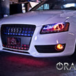 Load image into Gallery viewer, ORACLE Lighting LED Halo Kit - White fits 2008-2013 Audi A5 / A5 Quattro - Back View