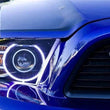 Load image into Gallery viewer, Oracle Ford Mustang 13-14 LED Halo Kit - White - Side View