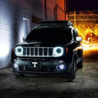 Load image into Gallery viewer, Oracle Jeep Renegade 15-20 LED Halo Kit - White - Side View