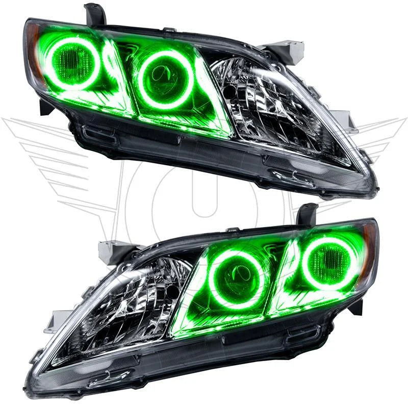 ORACLE Lighting LED Headlight Halo Kit - Green fits 2007-2009 Toyota Camry - Back View