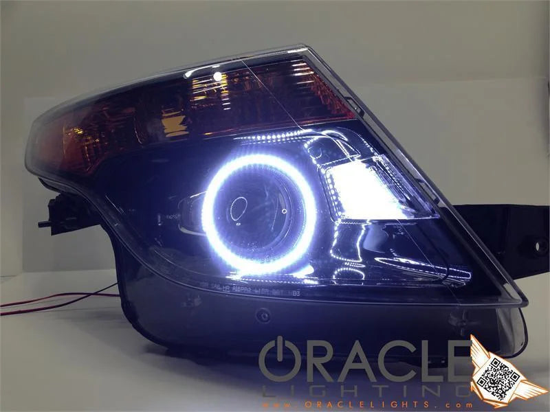 ORACLE Lighting LED Headlight Halo Kit - Green fits 2012-2015 Ford Explorer / 2013-2015 Ford Explorer SPORT - Side View