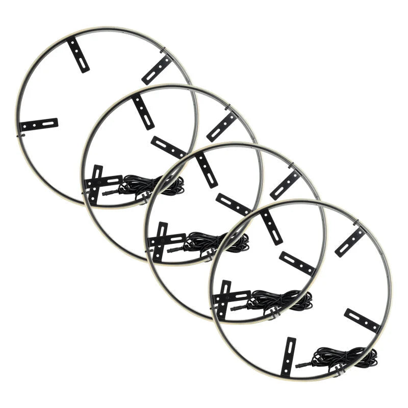 ORACLE Lighting LED Illuminated Wheel Rings - 16.5in PLASMA White - Additional View 7