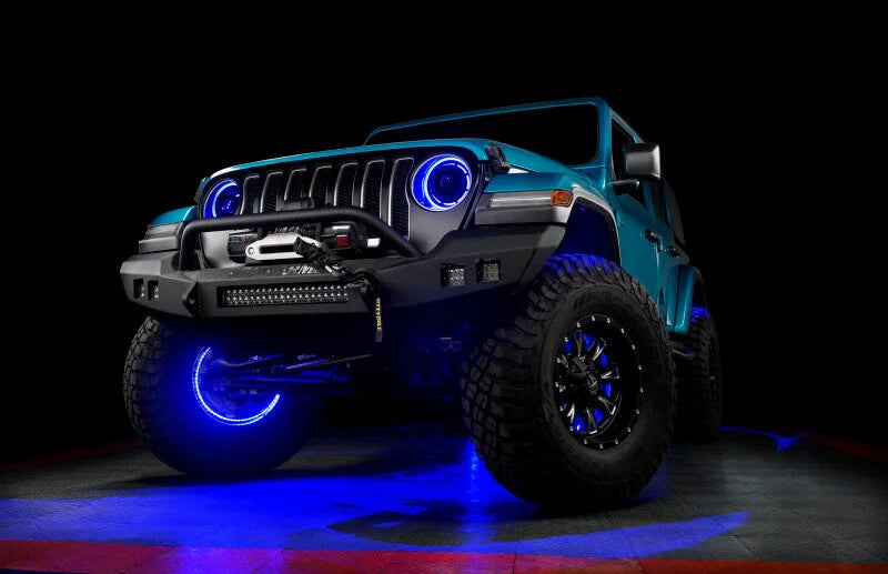 ORACLE Lighting LED Illuminated Wheel Rings - ColorSHIFT RGB+W - Side View