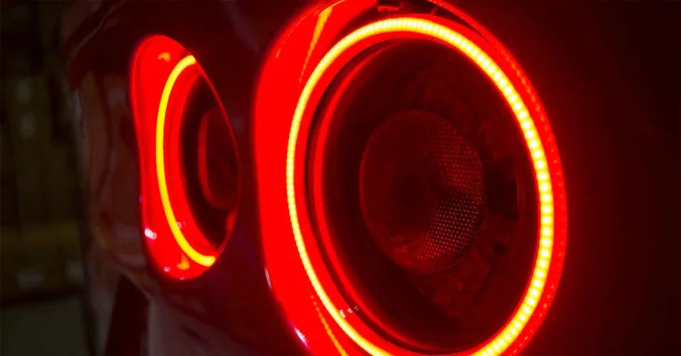 Oracle Chevy Corvette C6 05-13 LED Waterproof Afterburner Kit - Red - Additional View 5