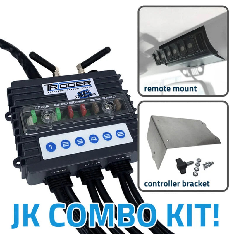 ORACLE Lighting Trigger 6 Shooter Combo Kit fits Jeep JK / 2007-2017 Jeep Wrangler / 2018 Jeep Wrangler JK - Additional Vi...