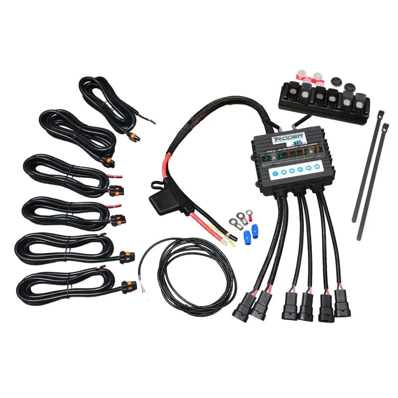 ORACLE Lighting Trigger 6 Shooter Combo Kit fits Jeep JK / 2007-2017 Jeep Wrangler / 2018 Jeep Wrangler JK - Additional Vi...