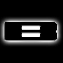 Load image into Gallery viewer, ORACLE Lighting Universal Illuminated LED Letter Badges - Matte Blk Surface Finish - B - Main Product View