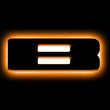 Load image into Gallery viewer, ORACLE Lighting Universal Illuminated LED Letter Badges - Matte Blk Surface Finish - B - Main Product View