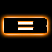 Load image into Gallery viewer, ORACLE Lighting Universal Illuminated LED Letter Badges - Matte Blk Surface Finish - B - Main Product View