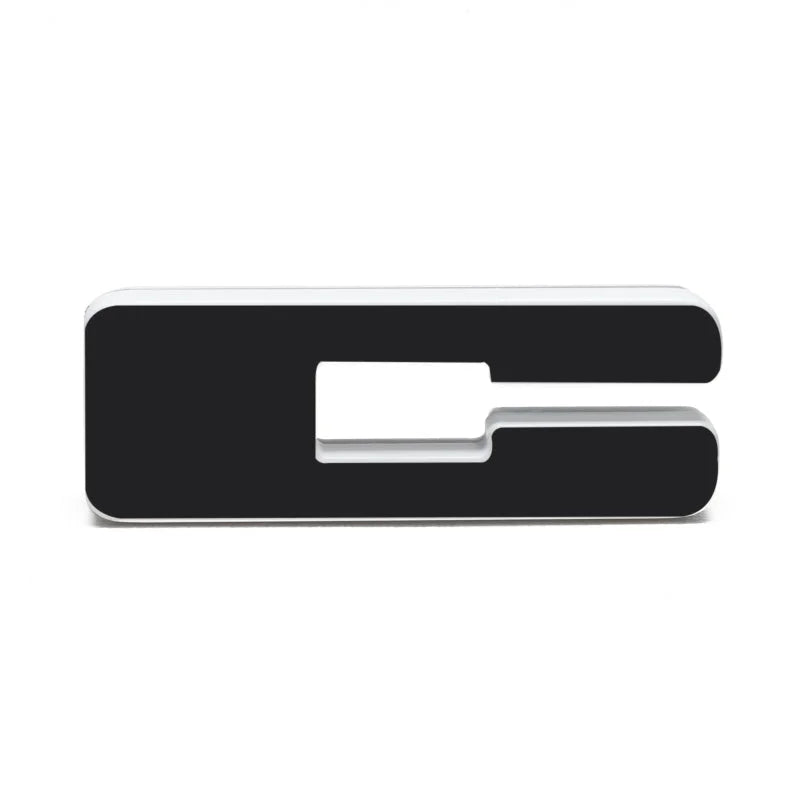 ORACLE Lighting Universal Illuminated LED Letter Badges - Matte Blk Surface Finish - C - Additional View 7