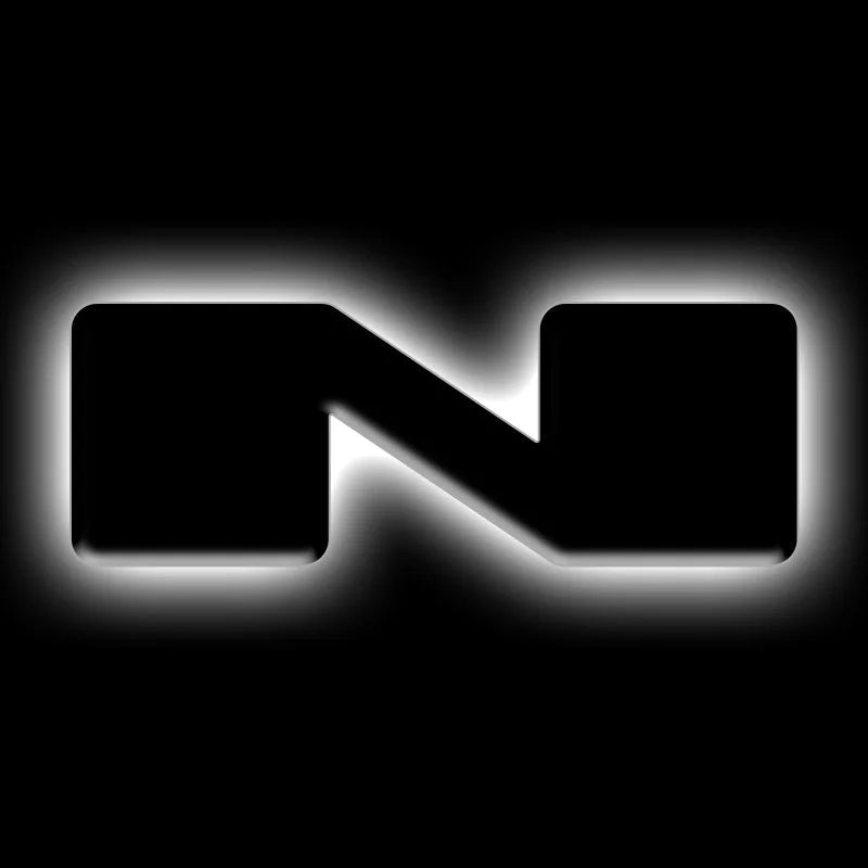 ORACLE Lighting Universal Illuminated LED Letter Badges - Matte Blk Surface Finish - N - Main Product View