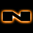 Load image into Gallery viewer, ORACLE Lighting Universal Illuminated LED Letter Badges - Matte Blk Surface Finish - N - Main Product View