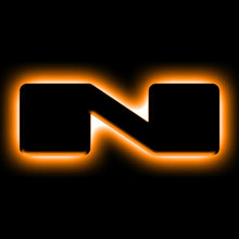 Load image into Gallery viewer, ORACLE Lighting Universal Illuminated LED Letter Badges - Matte Blk Surface Finish - N - Main Product View