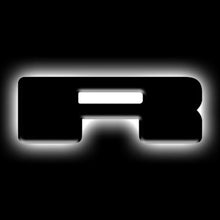Load image into Gallery viewer, ORACLE Lighting Universal Illuminated LED Letter Badges - Matte Blk Surface Finish - R - Main Product View