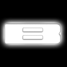 Load image into Gallery viewer, ORACLE Lighting Universal Illuminated LED Letter Badges - Matte Wht Surface Finish - B - Main Product View